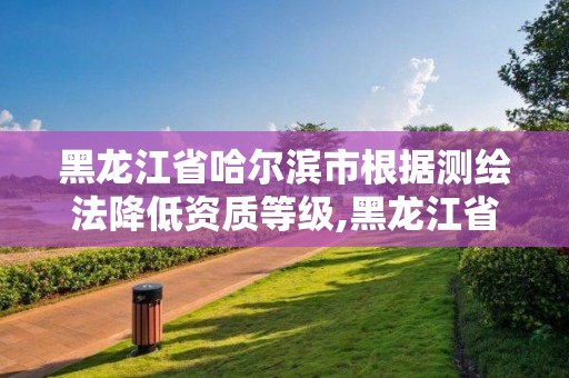 黑龙江省哈尔滨市根据测绘法降低资质等级,黑龙江省测绘资质延期通知。