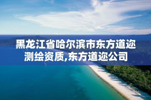 黑龙江省哈尔滨市东方道迩测绘资质,东方道迩公司