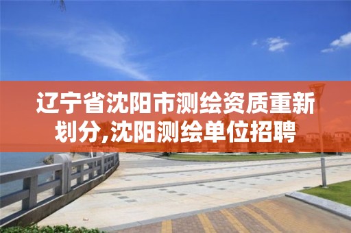 辽宁省沈阳市测绘资质重新划分,沈阳测绘单位招聘