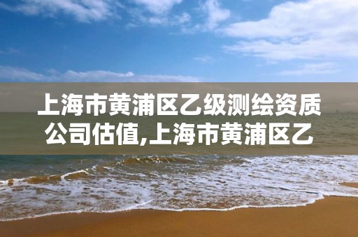 上海市黄浦区乙级测绘资质公司估值,上海市黄浦区乙级测绘资质公司估值查询。