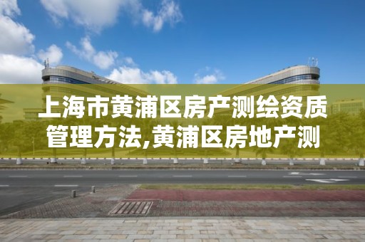 上海市黄浦区房产测绘资质管理方法,黄浦区房地产测绘中心