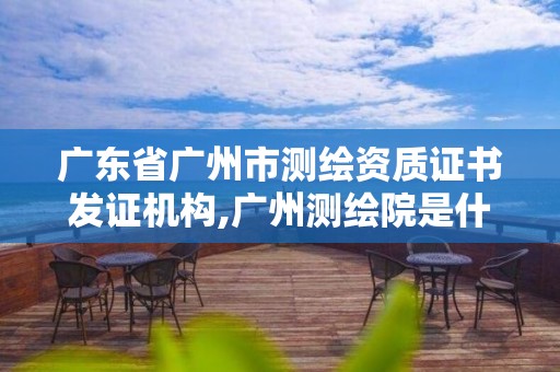 广东省广州市测绘资质证书发证机构,广州测绘院是什么单位