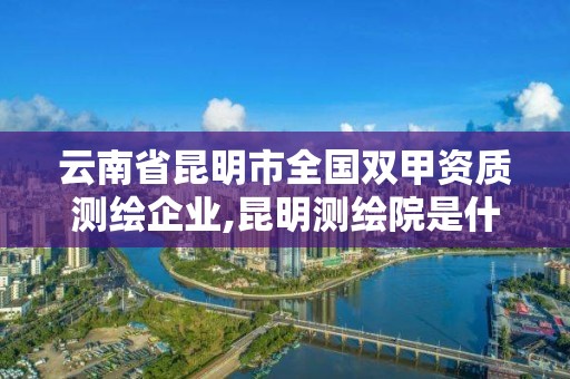 云南省昆明市全国双甲资质测绘企业,昆明测绘院是什么单位。