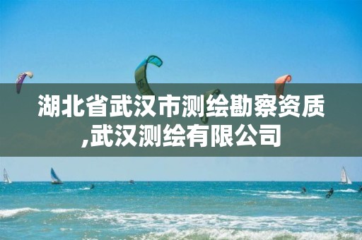 湖北省武汉市测绘勘察资质,武汉测绘有限公司