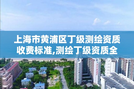 上海市黄浦区丁级测绘资质收费标准,测绘丁级资质全套申请文件