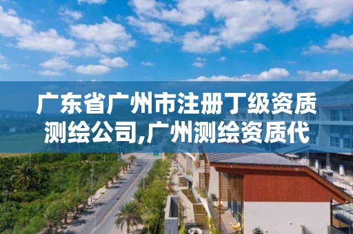 广东省广州市注册丁级资质测绘公司,广州测绘资质代办