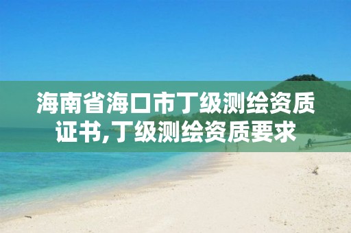 海南省海口市丁级测绘资质证书,丁级测绘资质要求