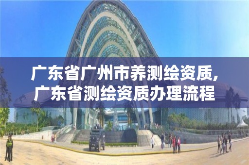 广东省广州市养测绘资质,广东省测绘资质办理流程