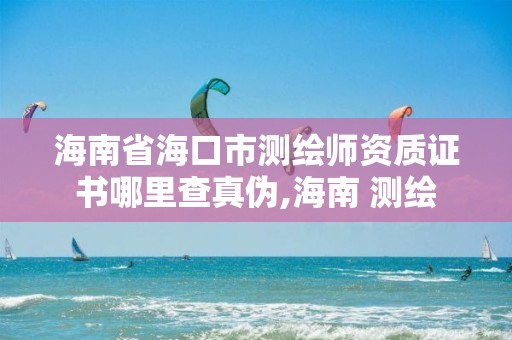 海南省海口市测绘师资质证书哪里查真伪,海南 测绘