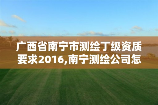 广西省南宁市测绘丁级资质要求2016,南宁测绘公司怎么收费标准