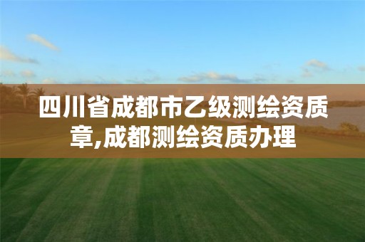 四川省成都市乙级测绘资质章,成都测绘资质办理