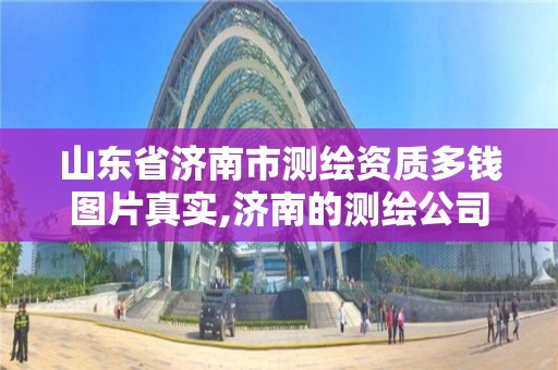 山东省济南市测绘资质多钱图片真实,济南的测绘公司