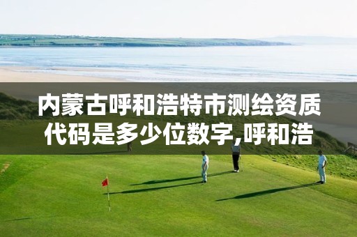 内蒙古呼和浩特市测绘资质代码是多少位数字,呼和浩特测绘局属于什么单位管理。