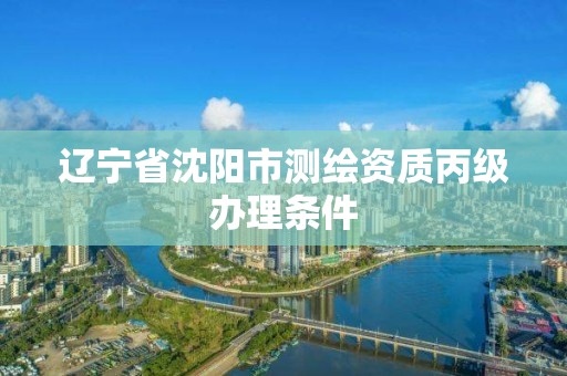 辽宁省沈阳市测绘资质丙级办理条件