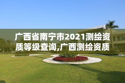 广西省南宁市2021测绘资质等级查询,广西测绘资质单位。