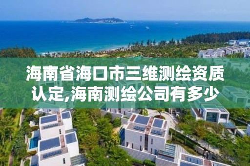 海南省海口市三维测绘资质认定,海南测绘公司有多少家