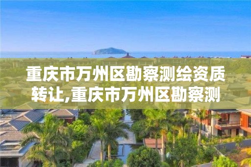 重庆市万州区勘察测绘资质转让,重庆市万州区勘察测绘资质转让公告