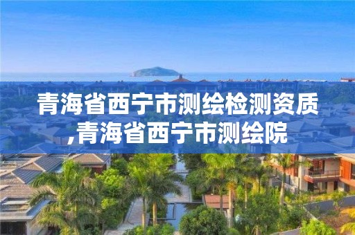 青海省西宁市测绘检测资质,青海省西宁市测绘院