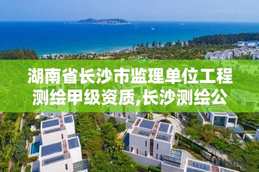 湖南省长沙市监理单位工程测绘甲级资质,长沙测绘公司资质有哪家。