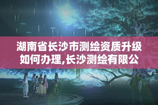 湖南省长沙市测绘资质升级如何办理,长沙测绘有限公司怎么样