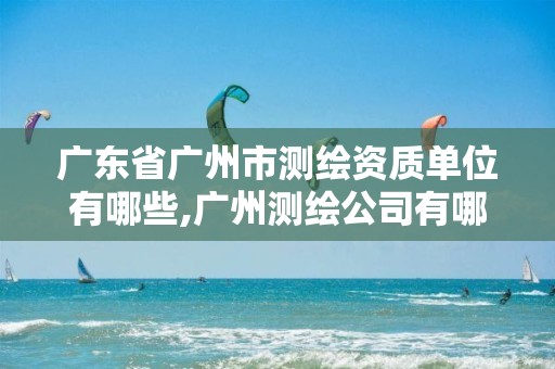 广东省广州市测绘资质单位有哪些,广州测绘公司有哪些