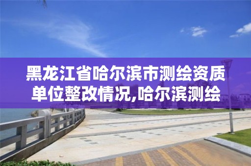 黑龙江省哈尔滨市测绘资质单位整改情况,哈尔滨测绘局怎么样