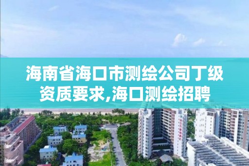 海南省海口市测绘公司丁级资质要求,海口测绘招聘