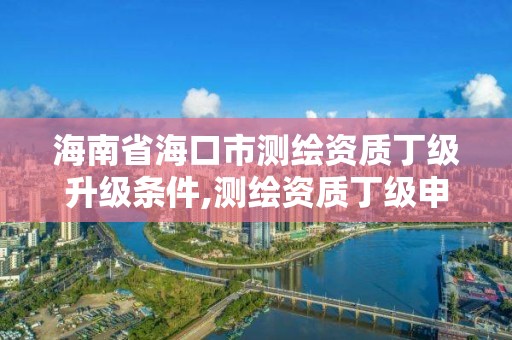 海南省海口市测绘资质丁级升级条件,测绘资质丁级申报条件