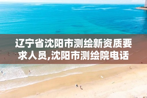 辽宁省沈阳市测绘新资质要求人员,沈阳市测绘院电话。