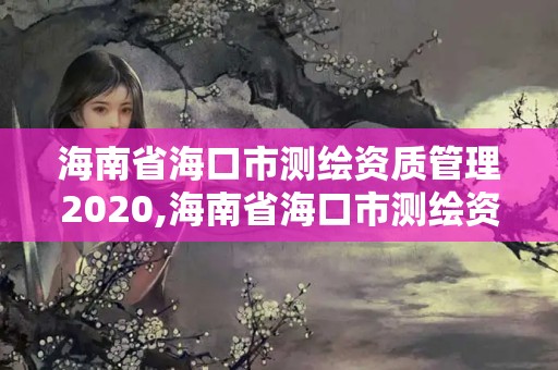 海南省海口市测绘资质管理2020,海南省海口市测绘资质管理2020年公告