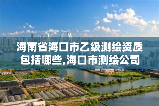 海南省海口市乙级测绘资质包括哪些,海口市测绘公司