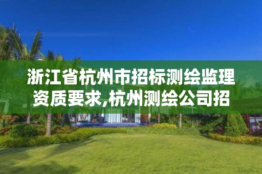 浙江省杭州市招标测绘监理资质要求,杭州测绘公司招聘信息。