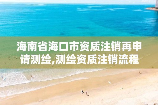 海南省海口市资质注销再申请测绘,测绘资质注销流程