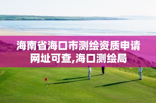 海南省海口市测绘资质申请网址可查,海口测绘局