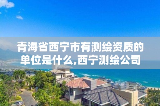 青海省西宁市有测绘资质的单位是什么,西宁测绘公司联系方式。