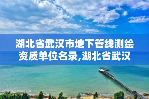 湖北省武汉市地下管线测绘资质单位名录,湖北省武汉市地下管线测绘资质单位名录有哪些。