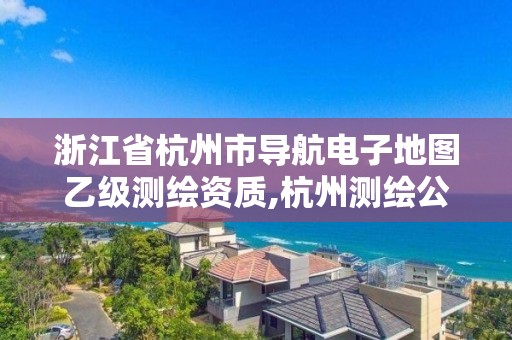 浙江省杭州市导航电子地图乙级测绘资质,杭州测绘公司有哪几家。