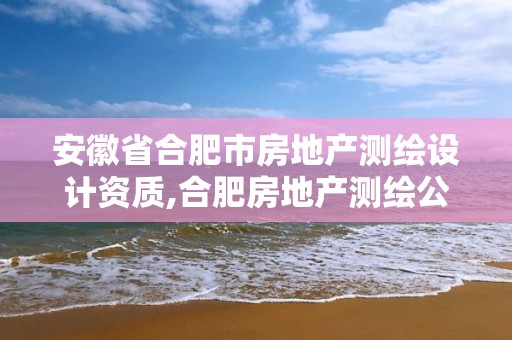 安徽省合肥市房地产测绘设计资质,合肥房地产测绘公司。