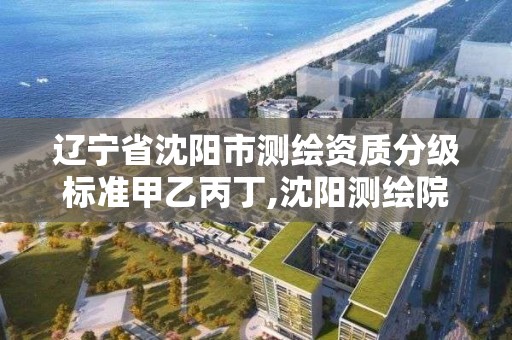 辽宁省沈阳市测绘资质分级标准甲乙丙丁,沈阳测绘院是什么单位。