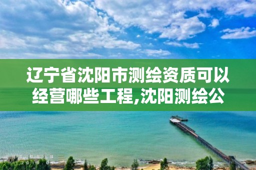 辽宁省沈阳市测绘资质可以经营哪些工程,沈阳测绘公司哪家强哪家好。