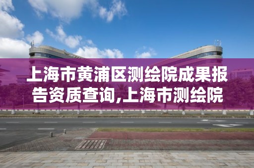 上海市黄浦区测绘院成果报告资质查询,上海市测绘院电话。