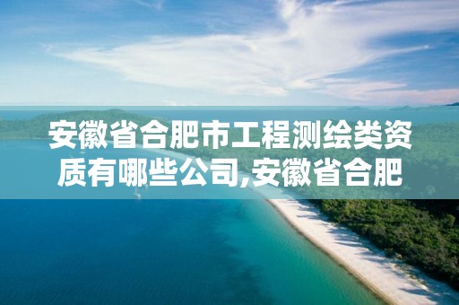 安徽省合肥市工程测绘类资质有哪些公司,安徽省合肥市工程测绘类资质有哪些公司。