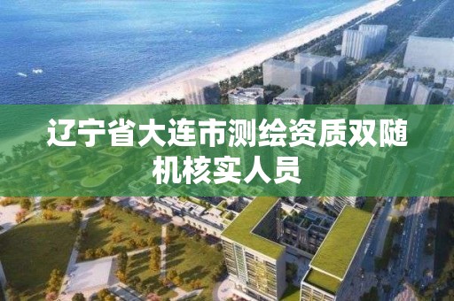 辽宁省大连市测绘资质双随机核实人员