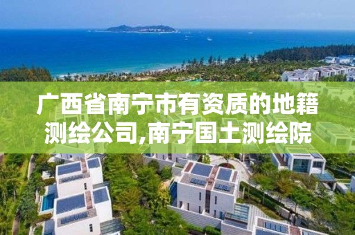 广西省南宁市有资质的地籍测绘公司,南宁国土测绘院。