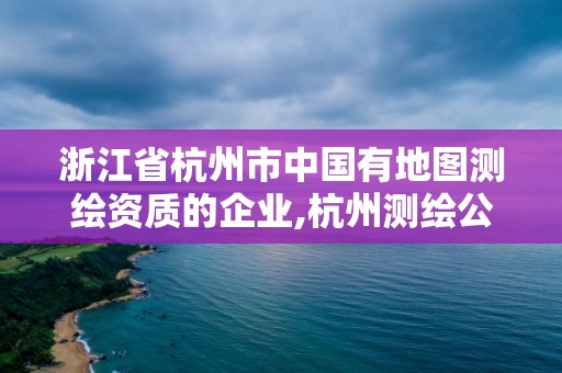 浙江省杭州市中国有地图测绘资质的企业,杭州测绘公司有哪几家。