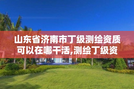 山东省济南市丁级测绘资质可以在哪干活,测绘丁级资质全套申请文件。