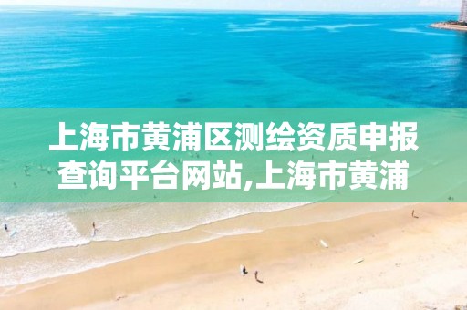 上海市黄浦区测绘资质申报查询平台网站,上海市黄浦区测绘资质申报查询平台网站官网。