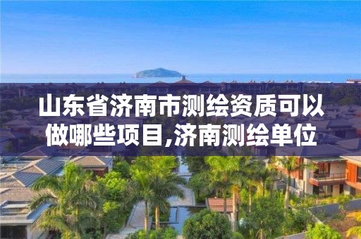 山东省济南市测绘资质可以做哪些项目,济南测绘单位。