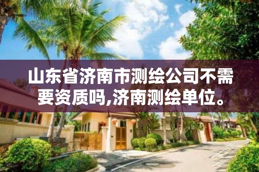 山东省济南市测绘公司不需要资质吗,济南测绘单位。