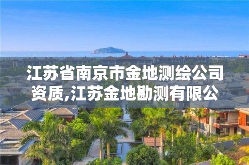 江苏省南京市金地测绘公司资质,江苏金地勘测有限公司怎么样。